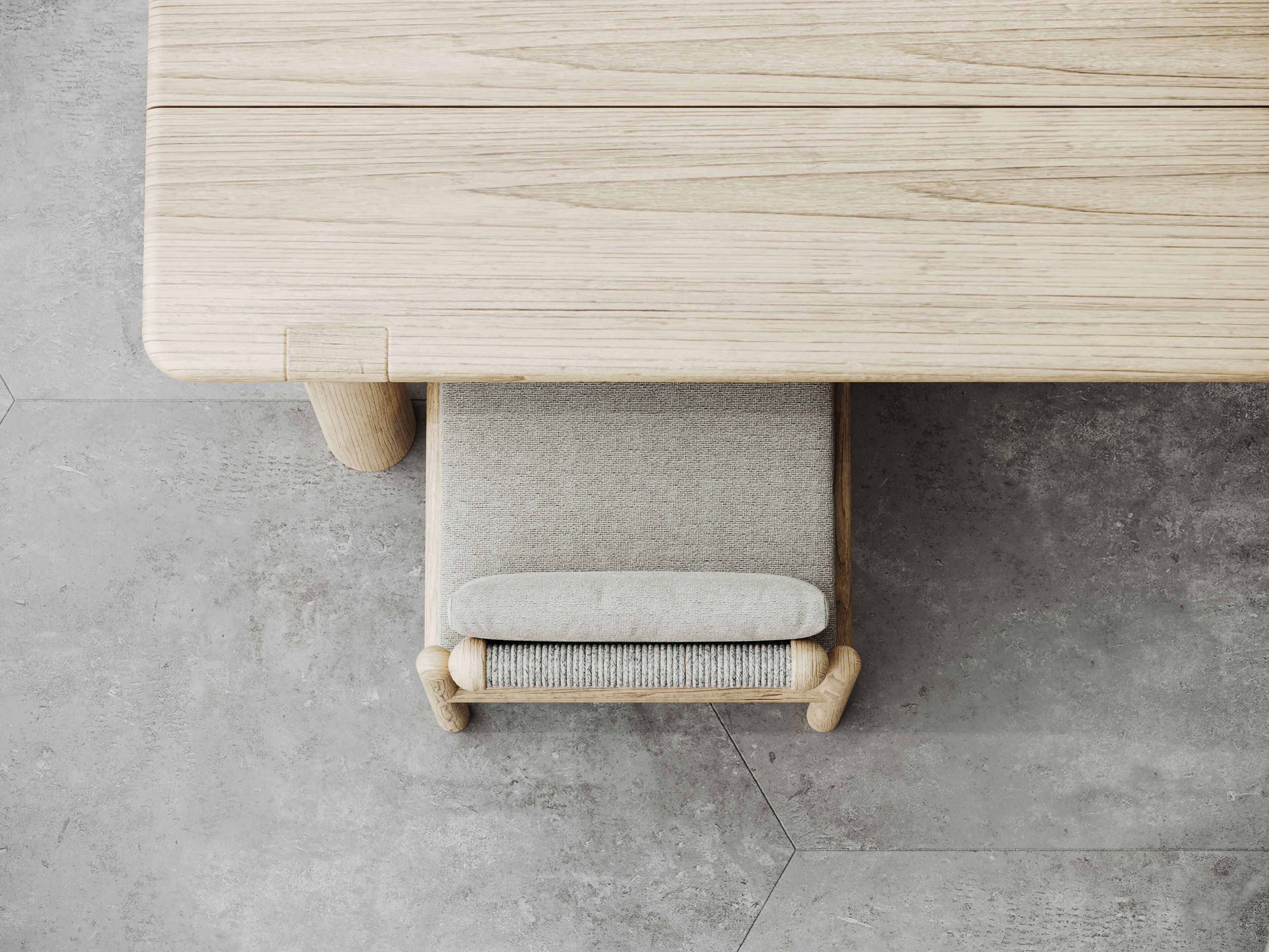 Деревянный прямоугольный садовый стол SNOC Caleo ARCH-00021673 - Вид №2