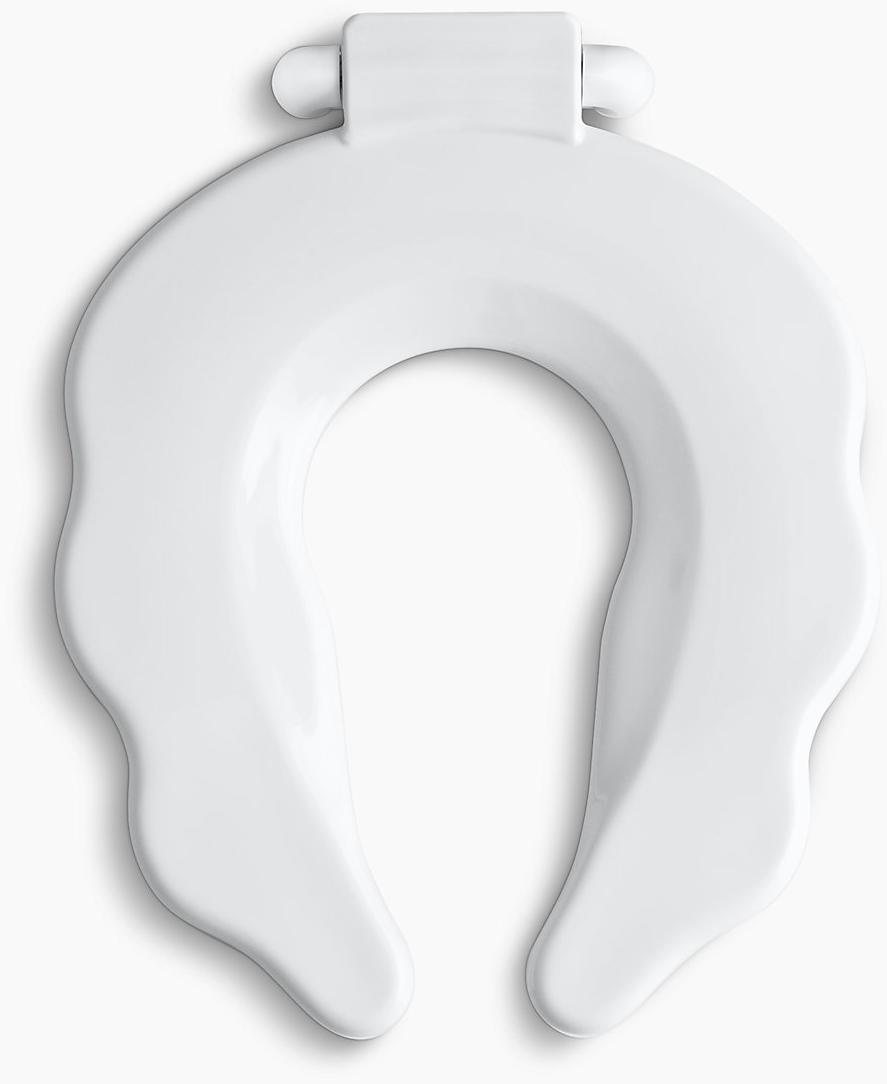 KOHLER Круглое переднее сиденье для унитаза Primary  с антимикробным средством K-4686-A-0  - Вид №3