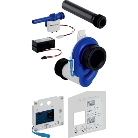 116.010.00.1 Система электронного управления смывом писсуара Geberit, питание от сети, скрытая, универсальная Geberit 