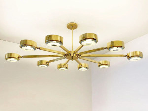 Металлический потолочный светильник