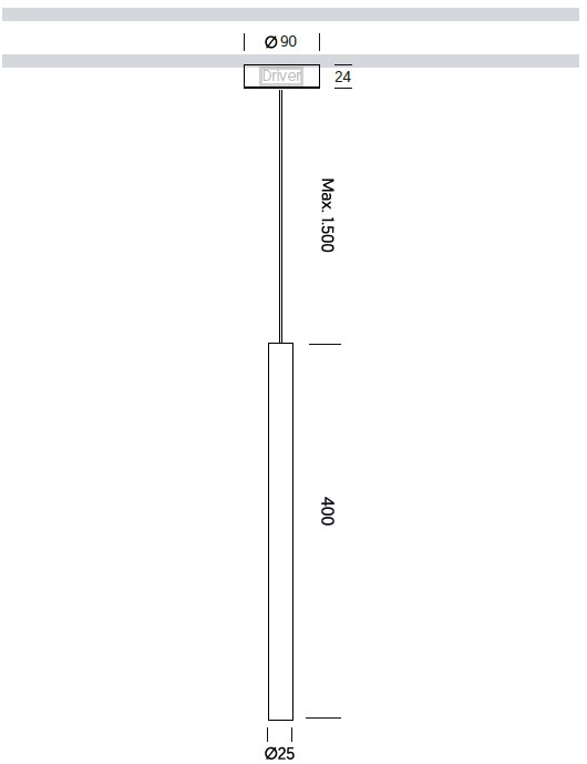 ONOK Lighting Светодиодная подвесная лампа Tube sun-id-1492562 - Вид №3