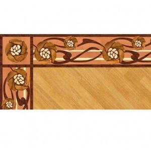 Художественный паркет Da Vinci Паркетный Бордюр 26-126 Орех Европейский (Грецкий) Селект (Гладкая) 1000х200 мм.
