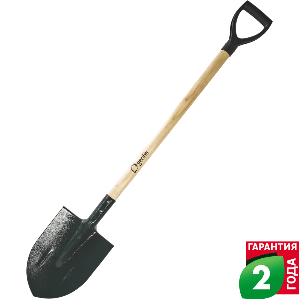 Лопата штыковая Geolia 120 см сталь, с черенком STLM-2204372