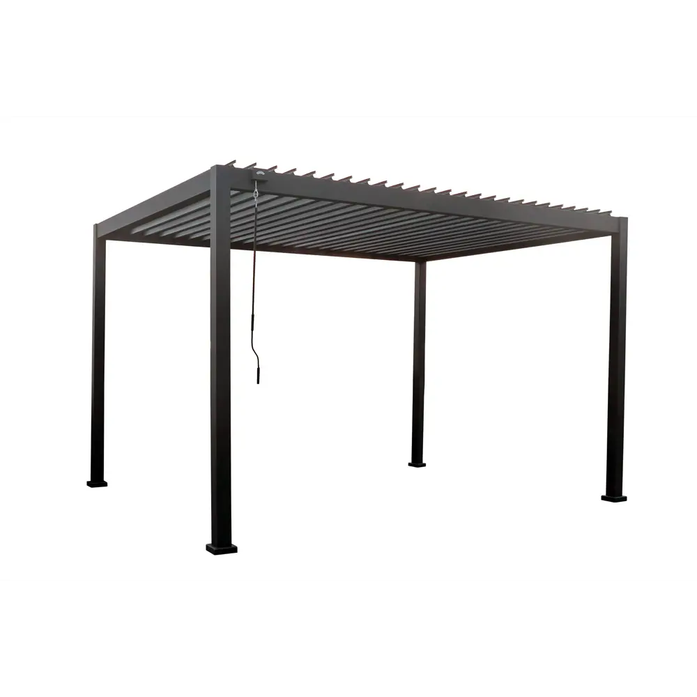 Пергола 3x4x2.5 м темно-серый алюминий Santreyd BIOCLIMATIC-S STLM-2071915 - Вид №1