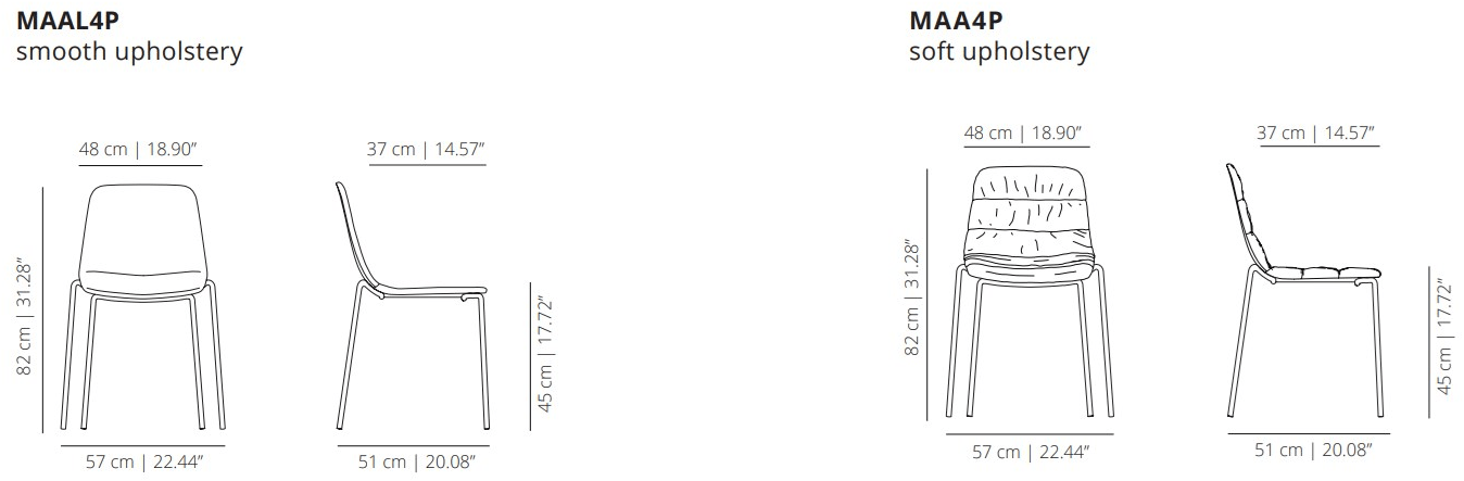 Viccarbe Штабелируемый стул Maarten sun-id-1511409 - Вид №5