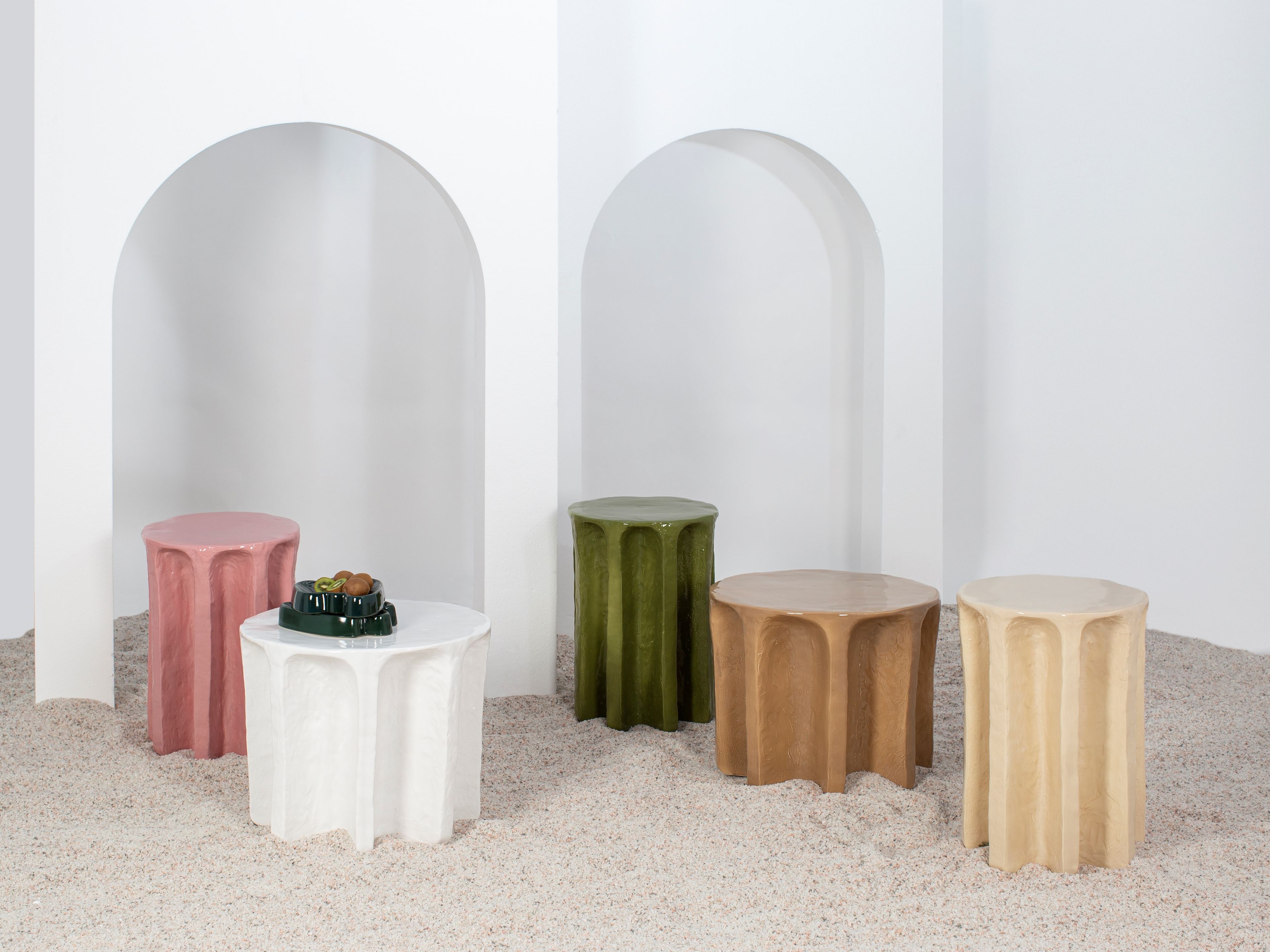 Круглый керамический журнальный столик pulpo Chouchou ARCH-00045925 - Вид №4