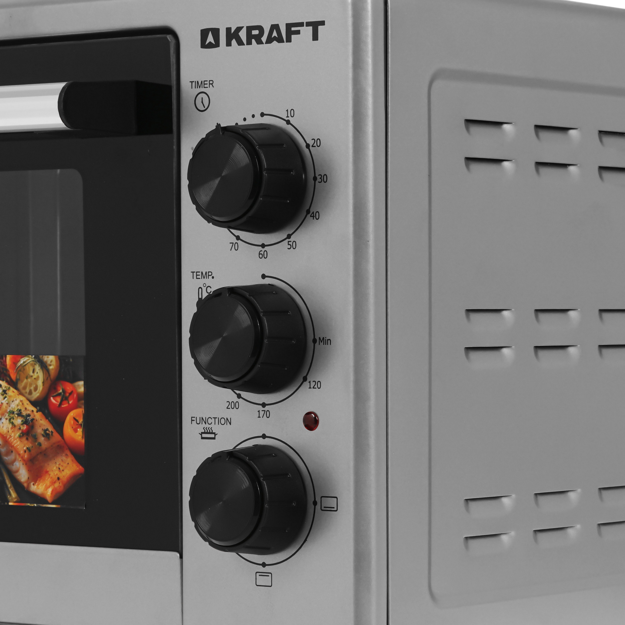 9229282 Мини-печь Kraft KF-MO 270 серый STDN-0083271 - Вид №3