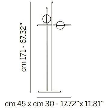 Euroluce Lampadari Торшер Pyrex® led Mikado sun-id-1414620 - Вид №1
