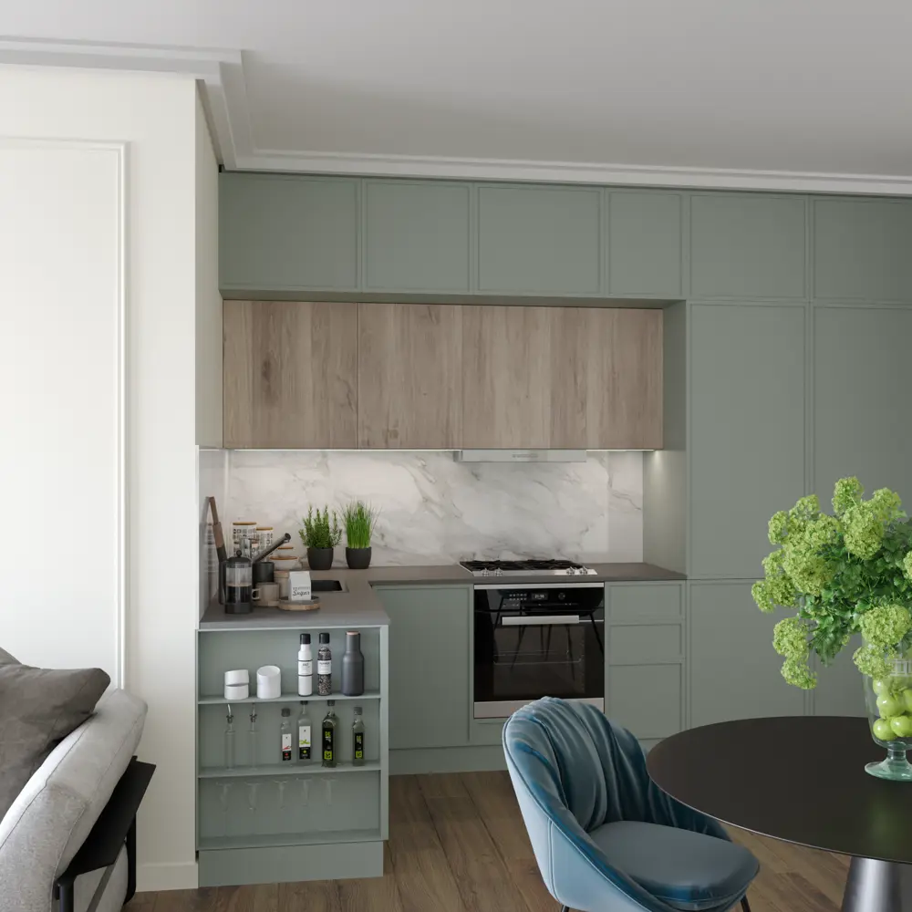 Столешница Консуэлло 300x60x2 см искусственный камень цвет бежевый Santreyd STLM-2194594 - Вид №1