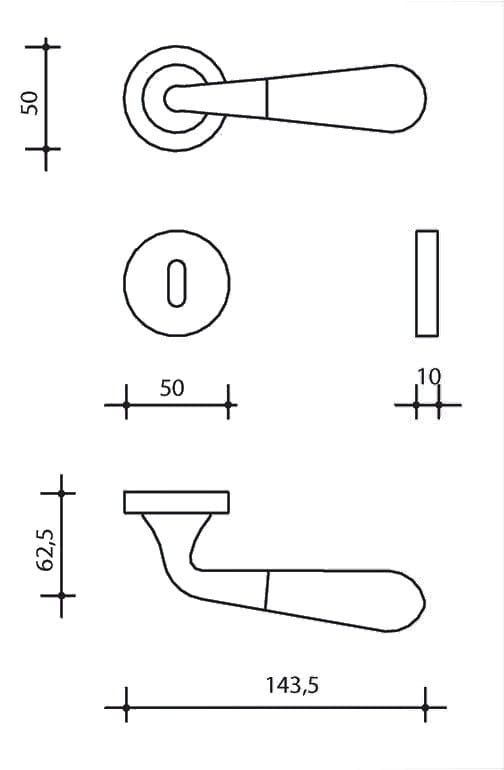 Ручка из муранского стекла KLEIS ARCH-00146788 - Вид №8