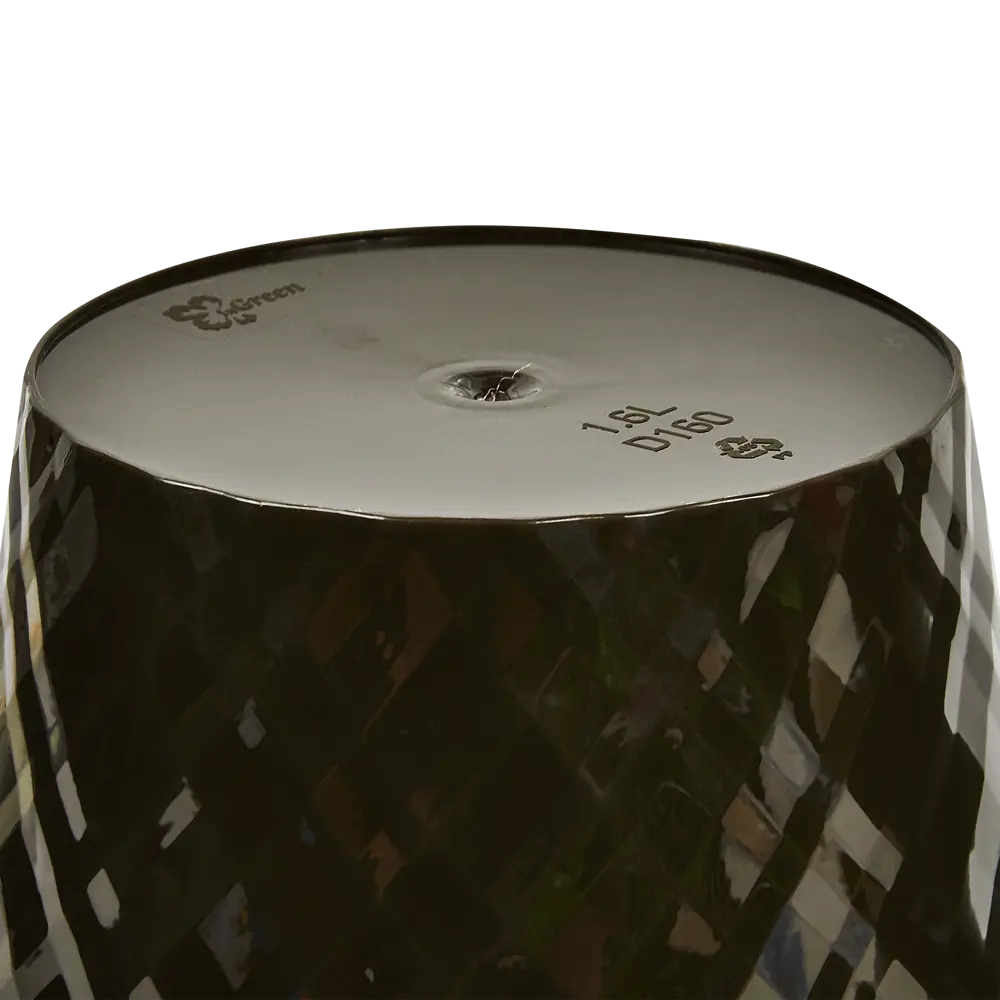 Горшок цветочный Ingreen Manhattan ø16 h14.5 см v1.6 л пластик коричневый STLM-2117091 - Вид №3