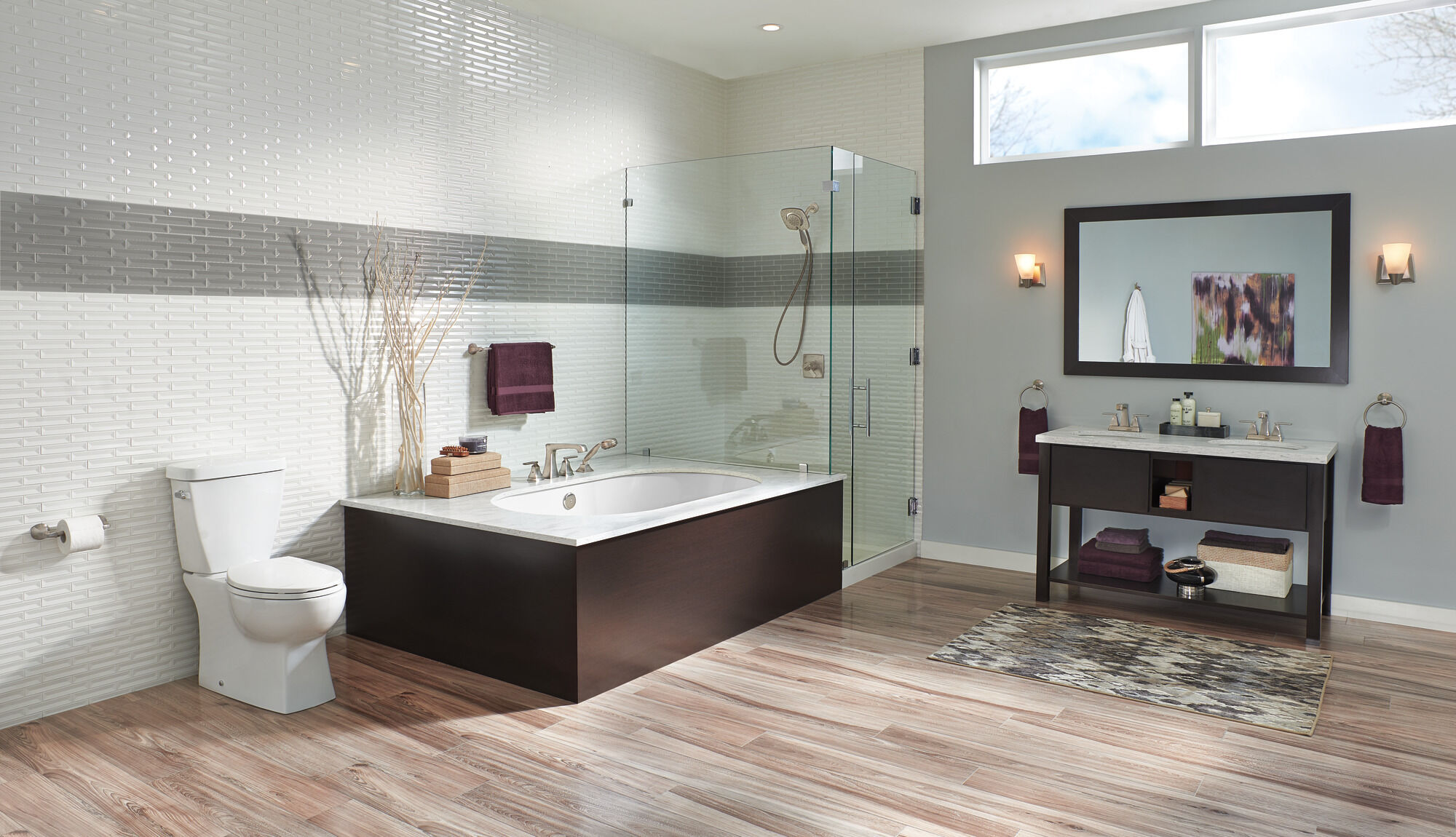 Римская ванна с ручным душем Delta Faucet T4799-SS - Вид №1