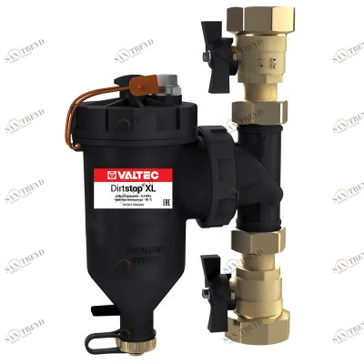 VT.382.B.06 Фильтр-дешламатор с пластиковым корпусом, XL Valtec 1" 