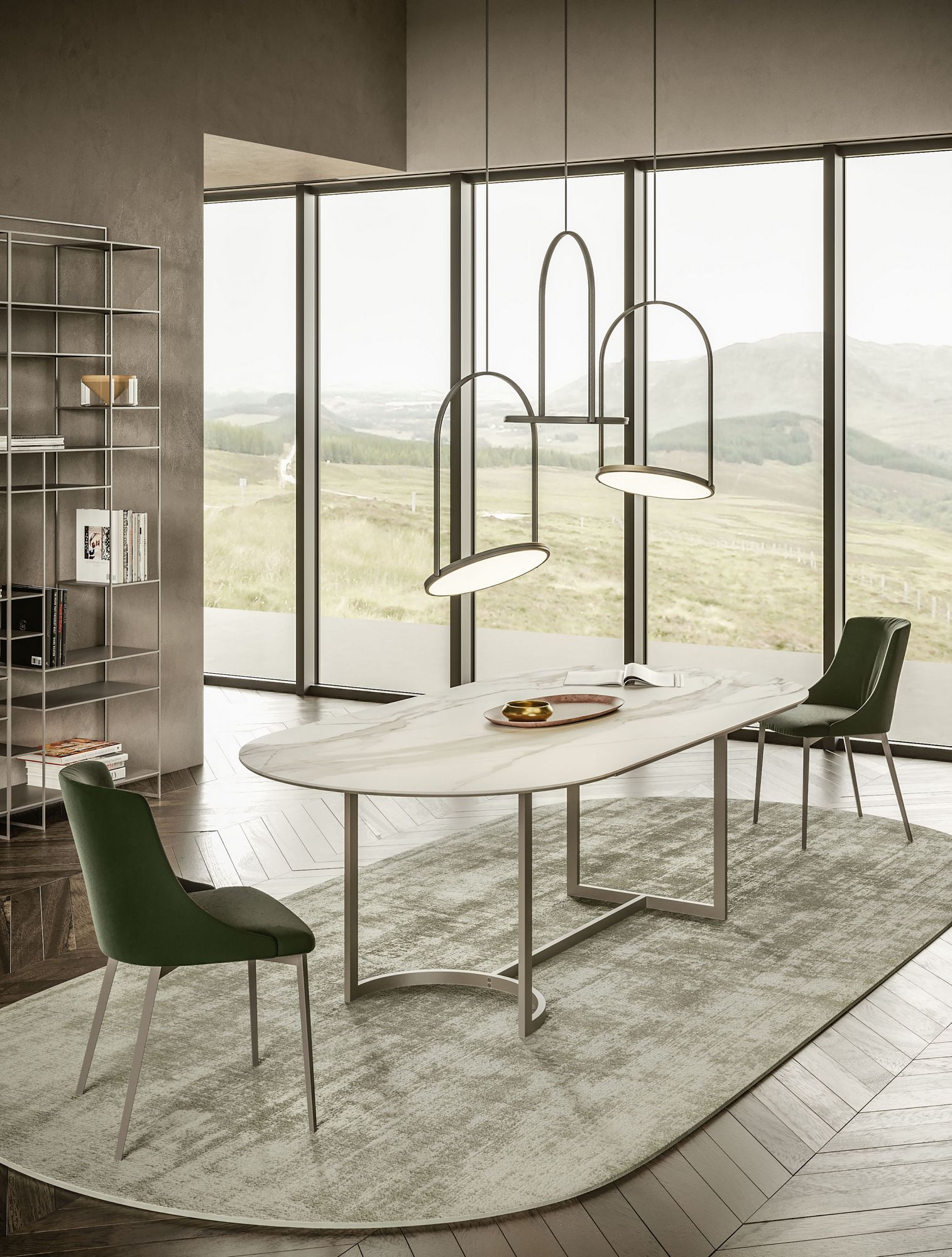 Регулируемая металлическая светодиодная подвесная лампа Ronda Design Lift ARCH-00091411 - Вид №7