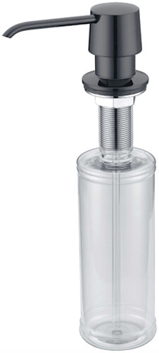 Встраиваемый дозатор ZorG Inox ZR-20 GRAFIT для жидкого мыла, графит