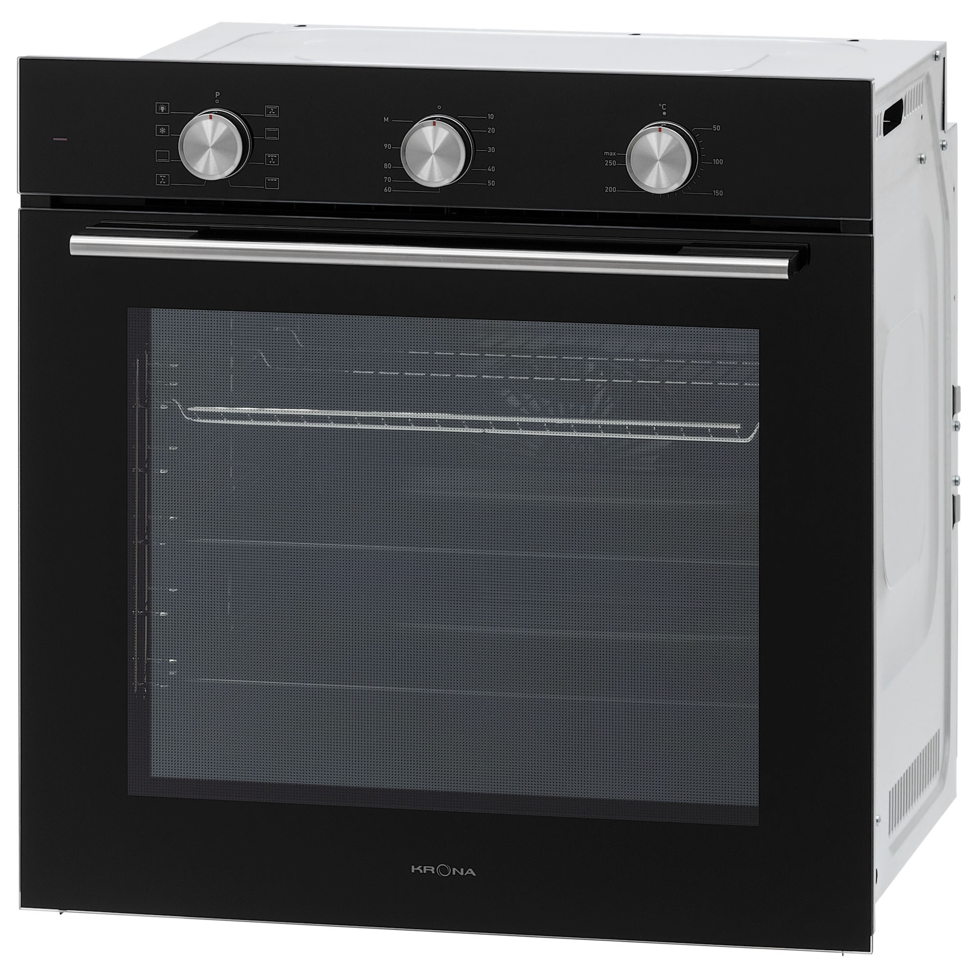 9956891 Электрический духовой шкаф KRONA BIRNE 60 BL черный KRONA1 STDN-0099307 - Вид №1