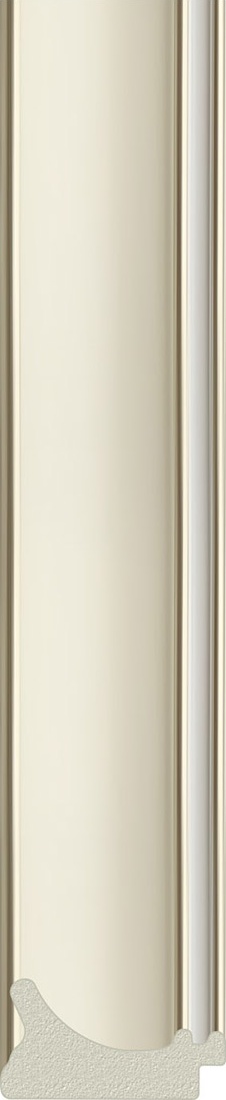 BY 7432 Зеркало в багетной раме - белый с серебром 60 mm EVOFORM Octagon - Вид №3