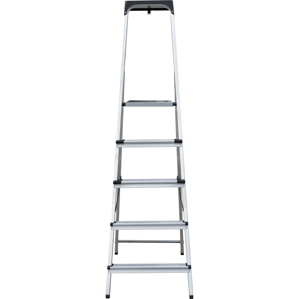Алюминиевая стремянка Standers 5-ступенчатая с усиленной конструкцией 88936747 STLM-0846386 - Вид №1