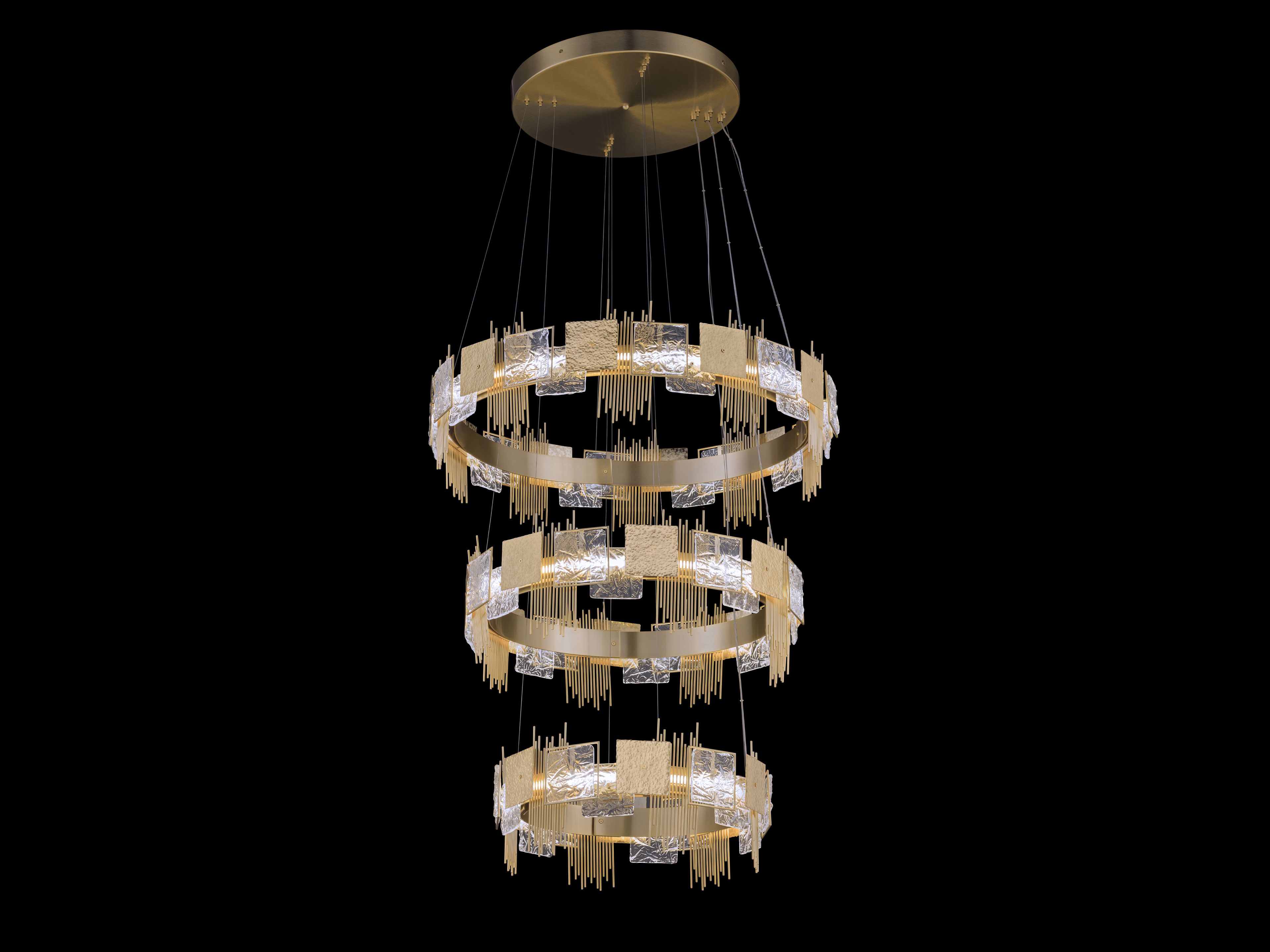 Стеклянная светодиодная люстра Euroluce Lampadari Character ARCH-00152212