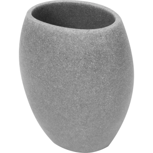 Стакан для зубных щёток Raindrops Чёрный камень полирезина