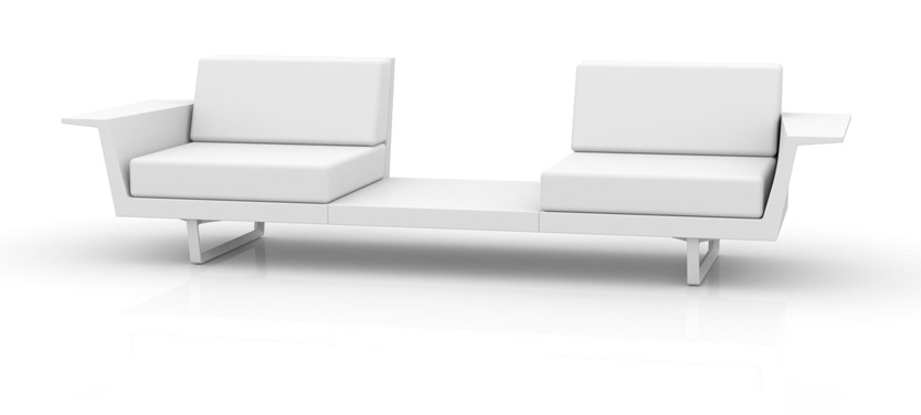 001539 Диван со столиком Vondom Flat - Вид №1