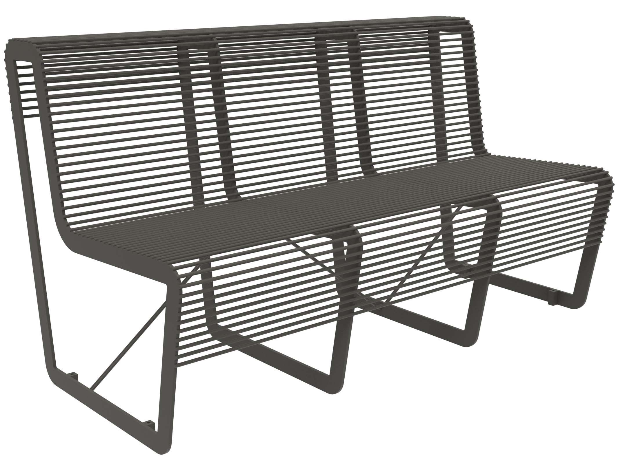 Оцинкованная стальная скамья со спинкой Lazzari Light ARCH-00099033 - Вид №13