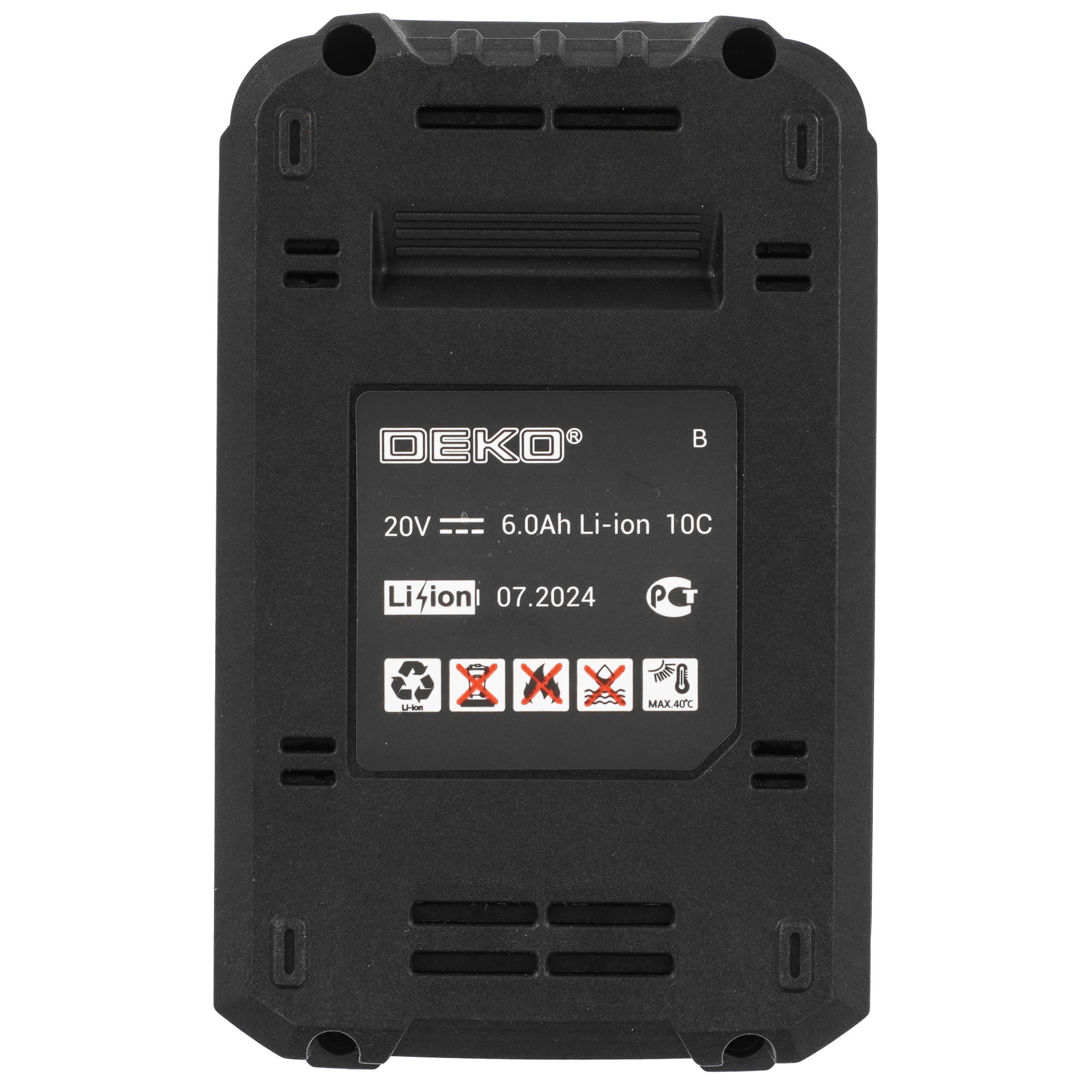Аккумулятор DEKO UNV6.0 EXTRA UNV 20V 5607602 STDN-0011997 - Вид №2