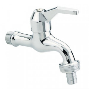 0150/DC Idral Настенный хромированный смеситель для шланга с коротким рычагом