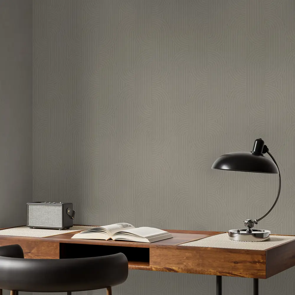 Обои флизелиновые Аспект Ру Миранда темно-бежевые 1.06 м 78032-42 STLM-2147325 - Вид №4