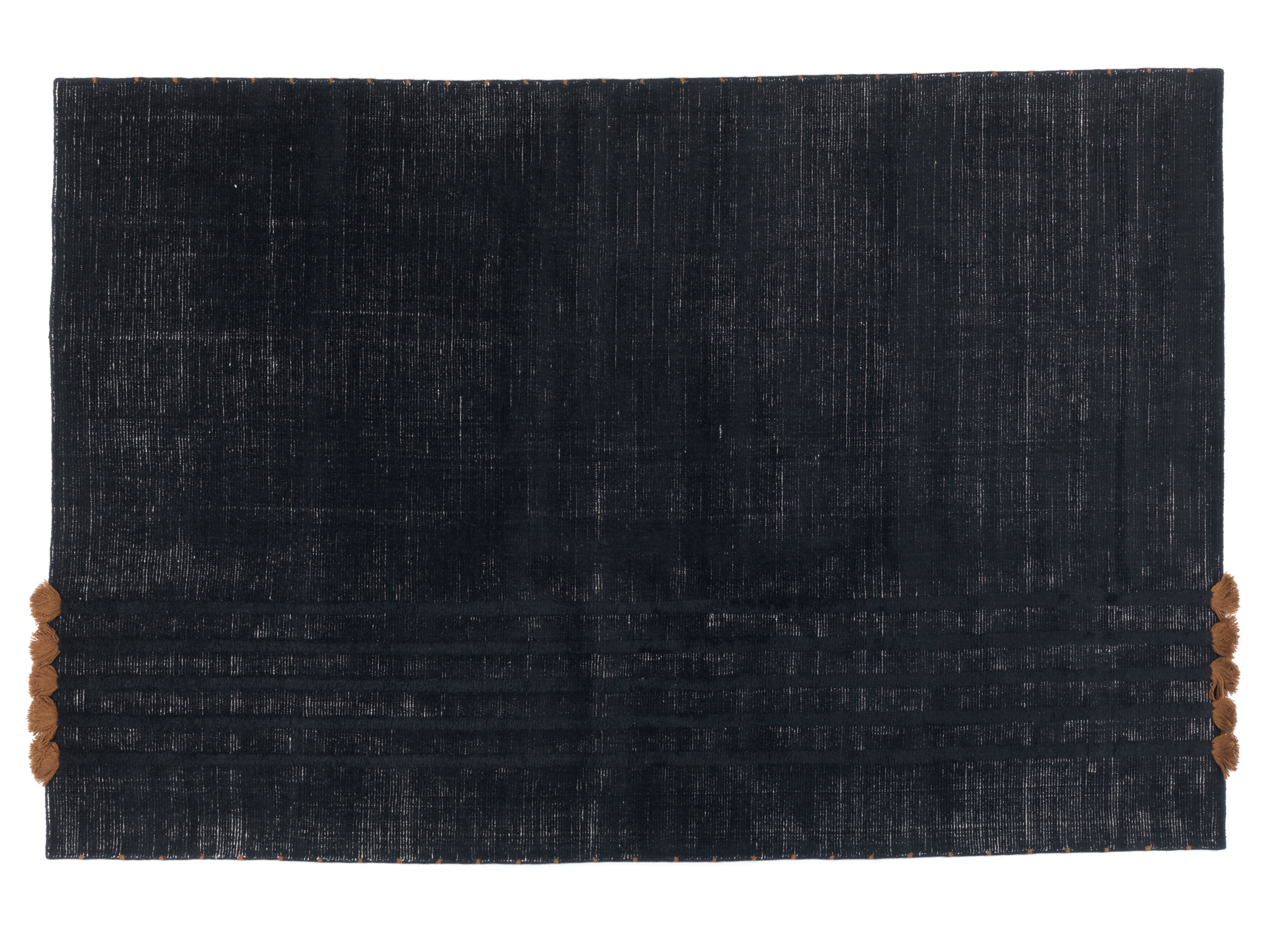 Однотонный ковер ручной работы из шерсти и вискозы Élitis ERNEST ARCH-00140900 - Вид №2