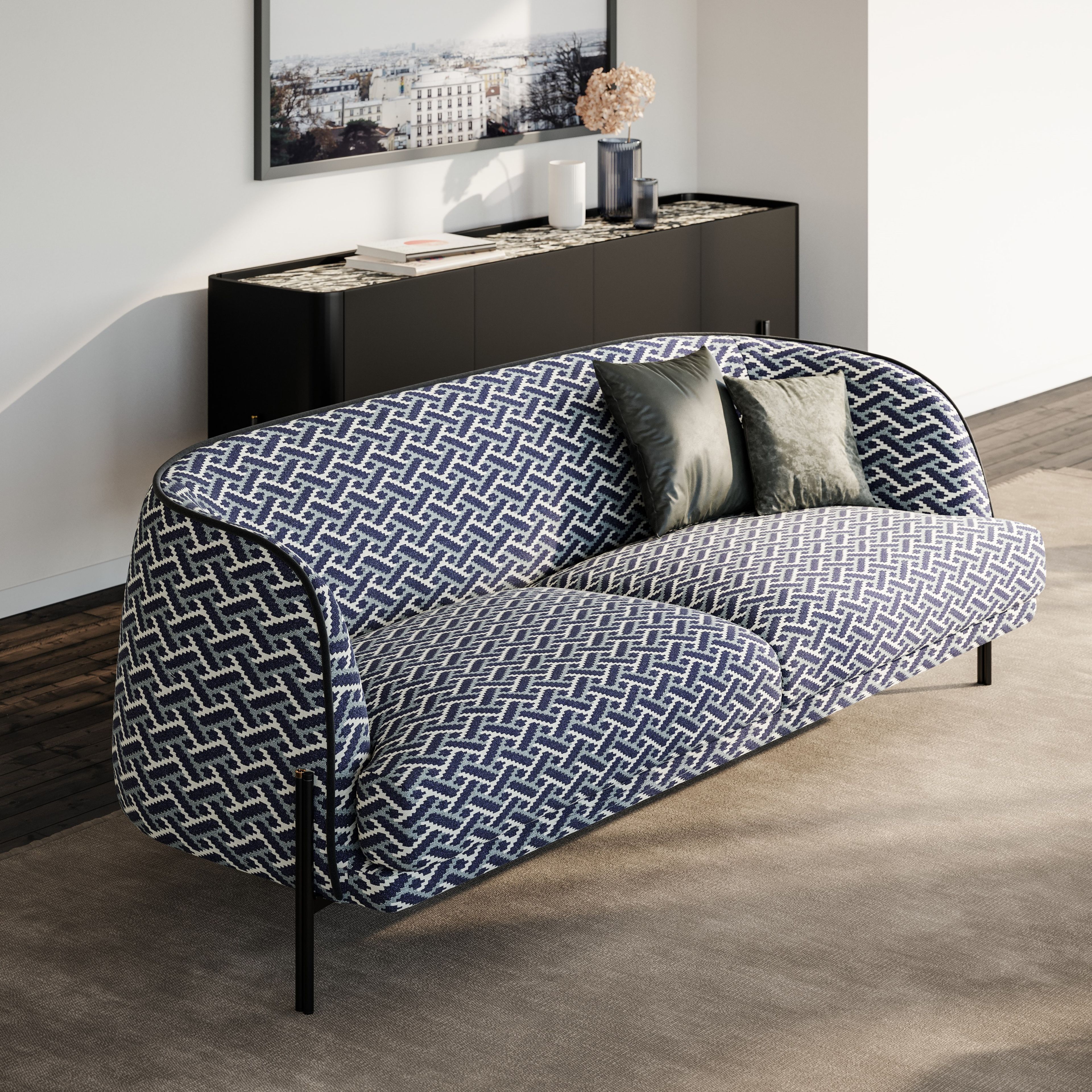 3-местный тканевый диван Liu Jo Living Collection ARCH-00102741 - Вид №10