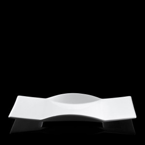 600089,1 ABHIKA ТАРЕЛКА WAVE OREGON BOX6PCS WHITE