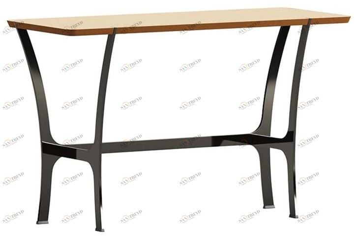 Ersa Прямоугольная деревянная консоль с металлическим основанием Ravel sun-id-1464538