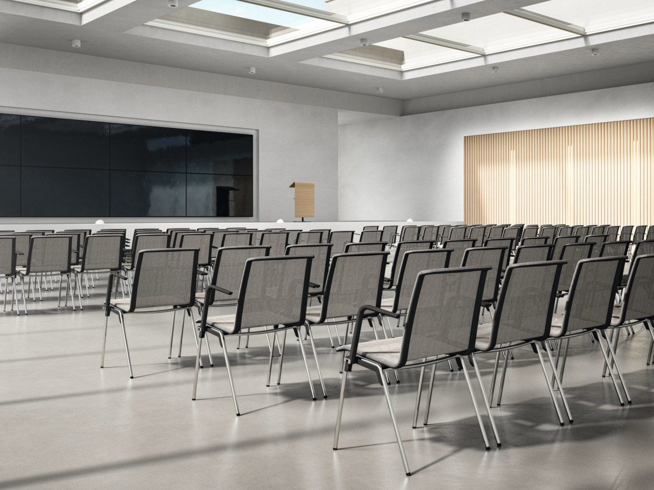 Сетчатый стул для конференций с подлокотниками Brunner Hero Plus ARCH-00027539 - Вид №1