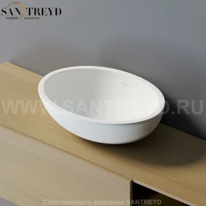 ACER0713Z Накладная раковина на столешницу  овальная Agape Lato