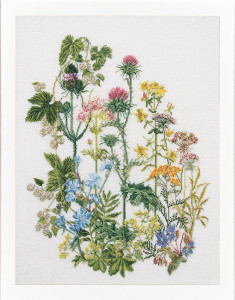 424А Набор для вышивания Полевые травы 35 х 46 см Thea Gouverneur