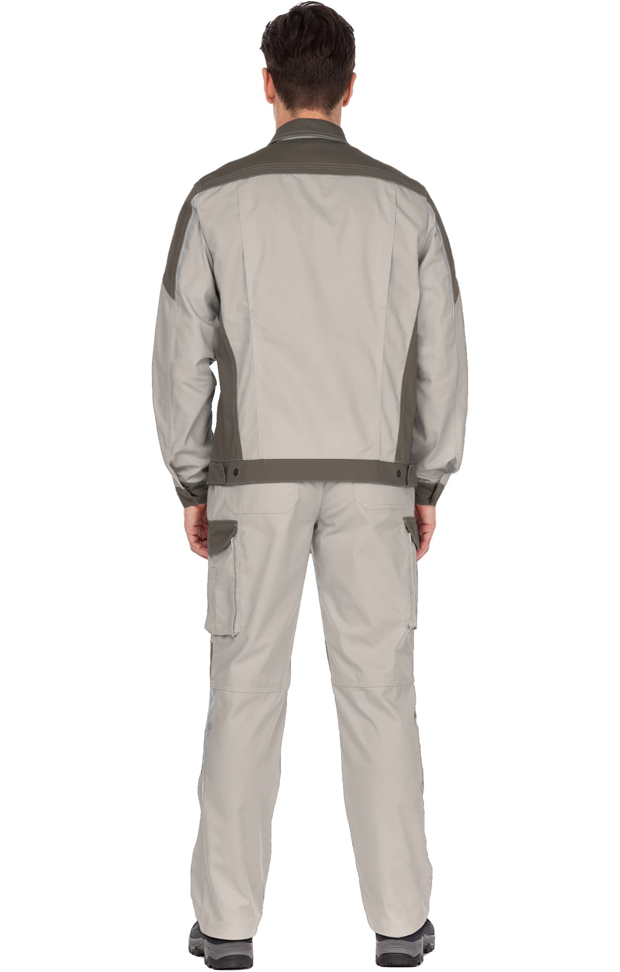 4973746 Костюм  NEW цвет серый песок с серым хаки STATUS  Летняя спецодежда  размер 64-66/170-176  - Вид №8