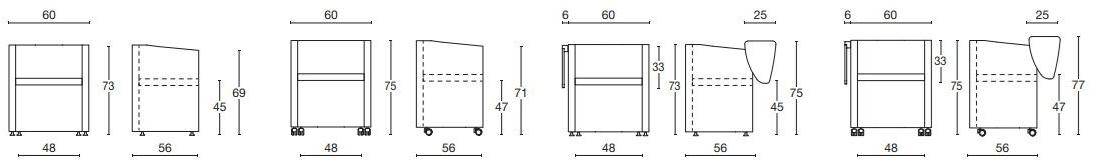 Diemme Кресло тканевое с подлокотниками для залов ожидания sun-id-1491856 - Вид №6