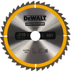 Диск пильный по дереву Dewalt DT1953 40Т 216x30x1.7 мм 82170529 STLM-2156298