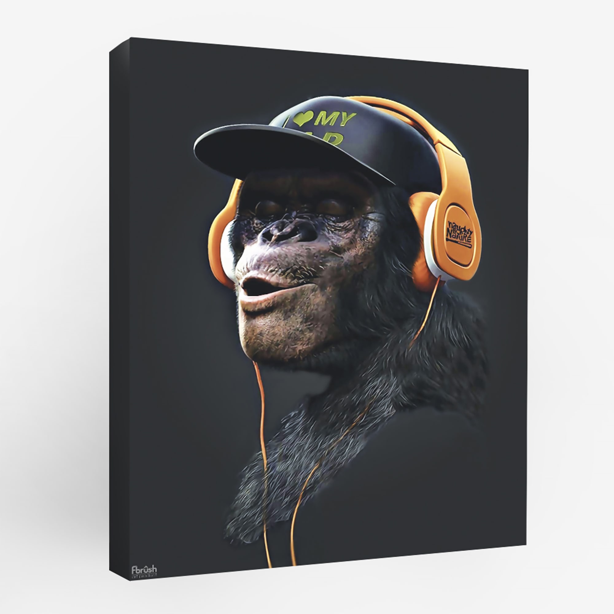 Картина на холсте "Меломан" 40x50 см FBRUSH - животные для кухни 82887135 STLM-0037520 - Вид №1