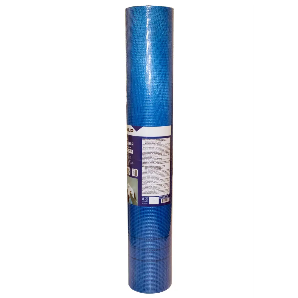 Стеклосетка фасадная 5x5 мм MONLID 145 г/м² 1x50 м STLM-2030120 - Вид №2