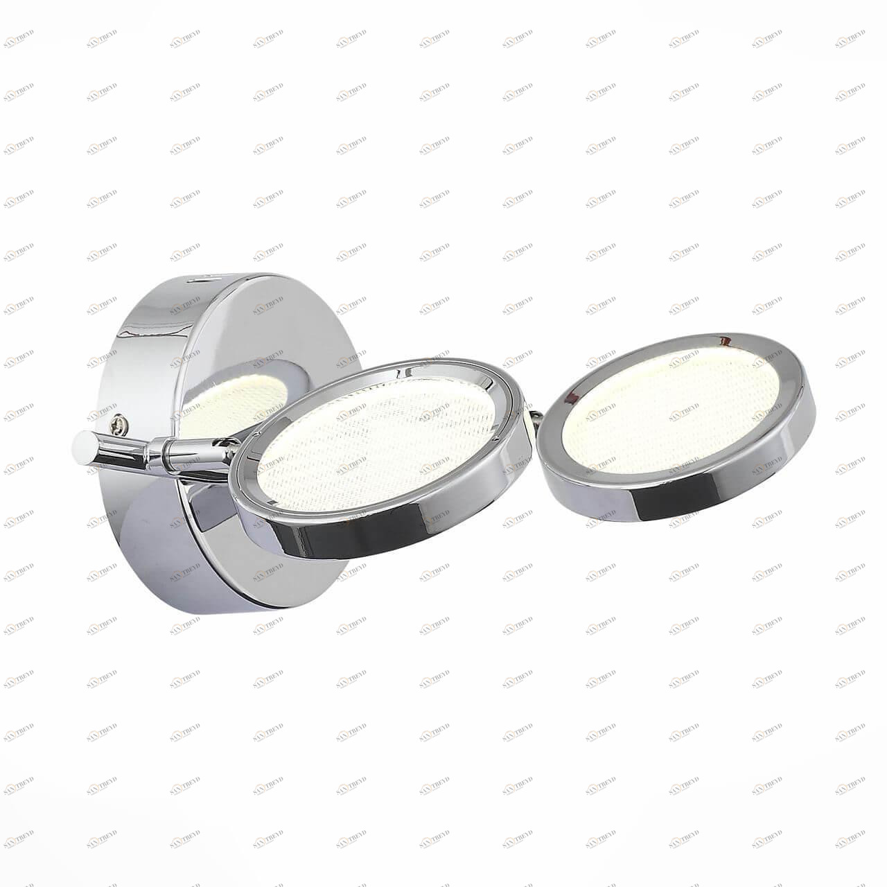 Спот настенный светодиодный на 2 лампы хром Gruppo SL576.101.02 ST LUCE GRUPPO 00-3926358 Хром 