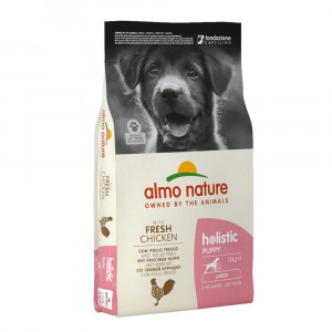 ПР0059764 Корм для щенков Holistic-L-Puppy для крупных пород, курица сух. 12кг Almo Nature