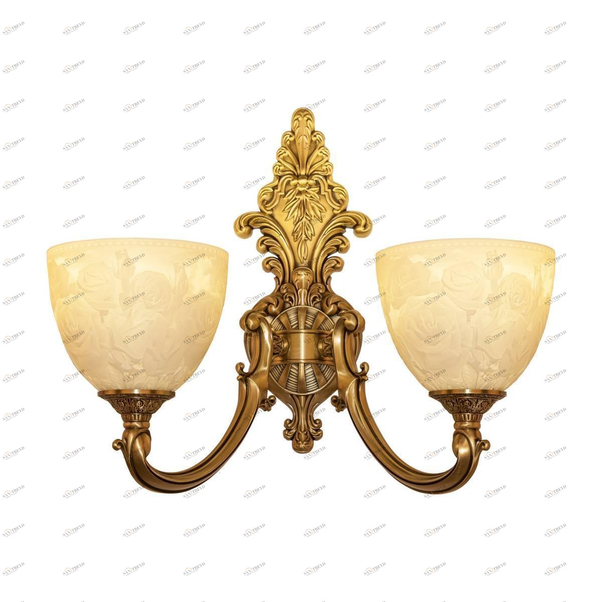 Бра настенное бежевое Bohemia Ivele 7209B14 Rose BOHEMIA IVELE ПОД СТАРИНУ 00-3888984 Бежевый 