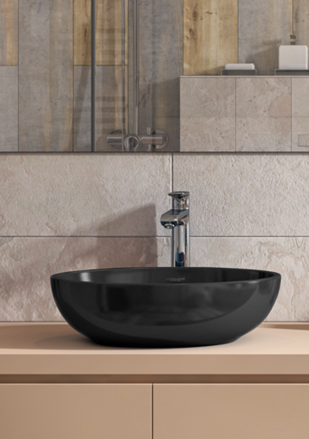 Накладной умывальник Сolor SANITA LUXE Ringo RNGSLWB14 - Вид №25