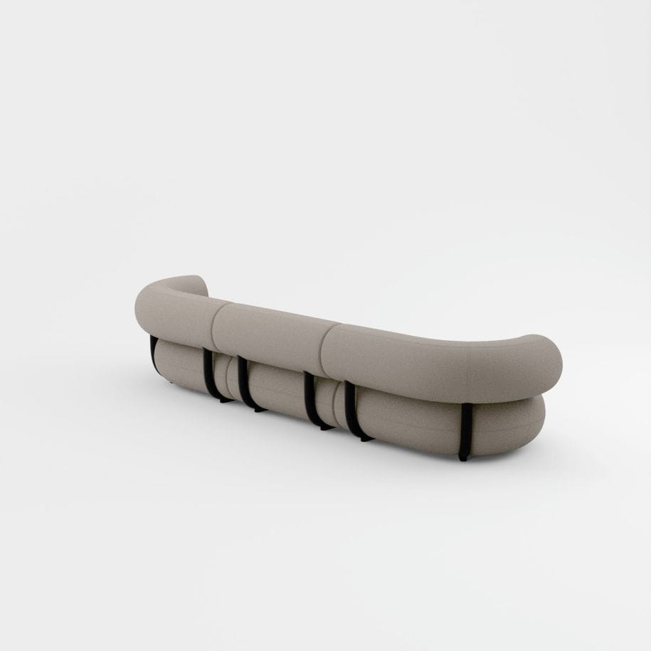 3-местный модульный тканевый диван Tom Dixon Fat ARCH-00088456 - Вид №3