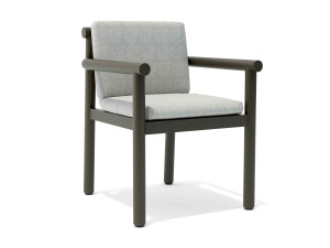 Алюминиевый стул с порошковым покрытием с подлокотниками