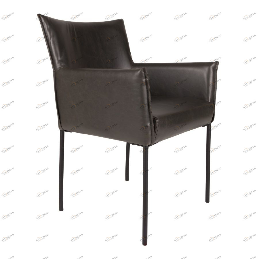 Кресло Dion черное White Label Living 1200120