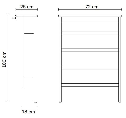Стойка для обуви из дуба Form & Refine Линия A ARCH-00069501 - Вид №12