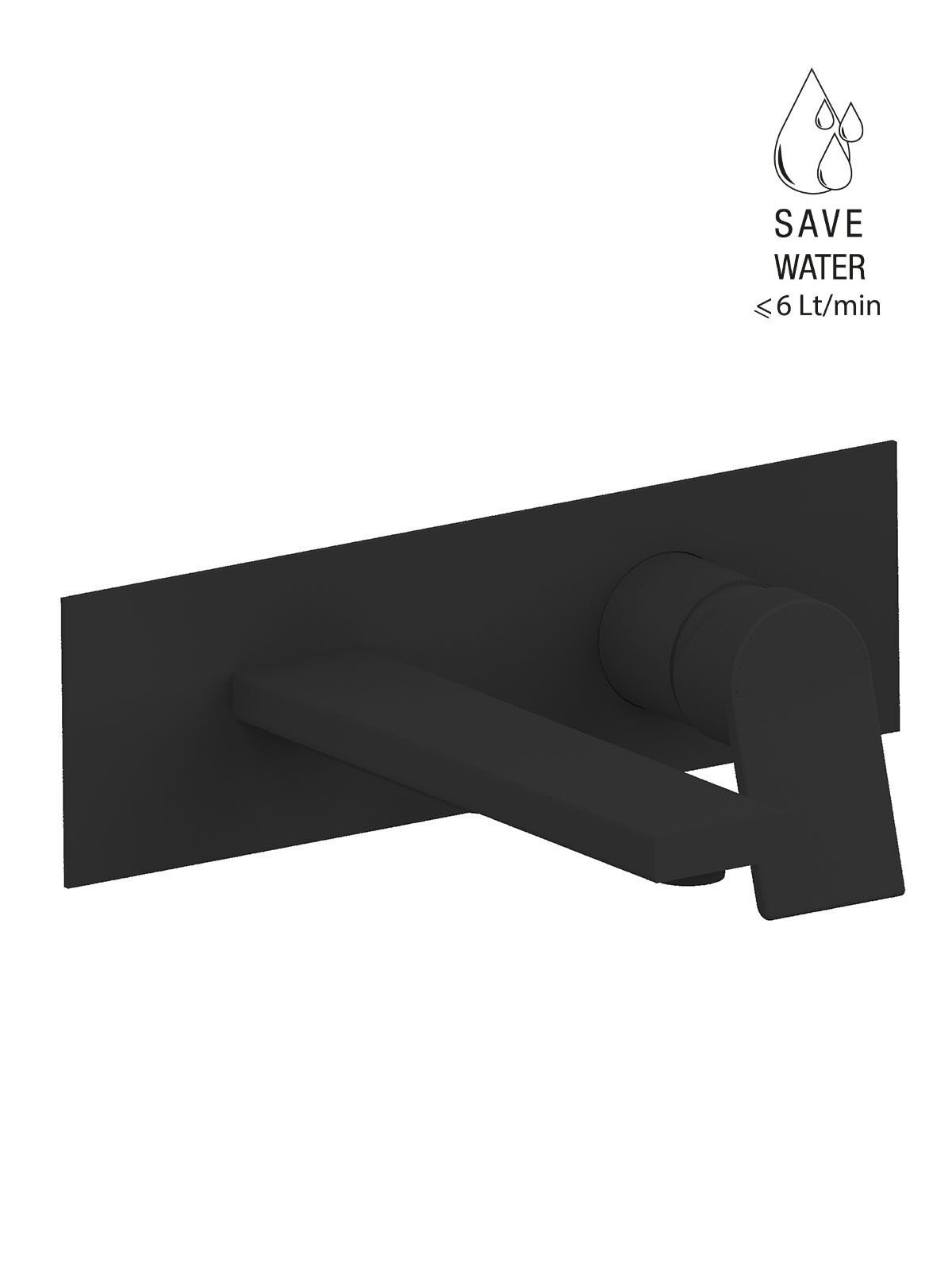 Однорычажный настенный смеситель для раковины без слива Rubinetterie Frattini Gintonic ARCH-00131555 - Вид №15